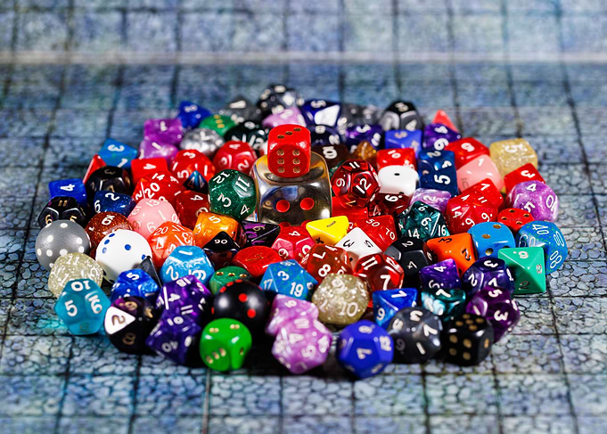 Dice for board game