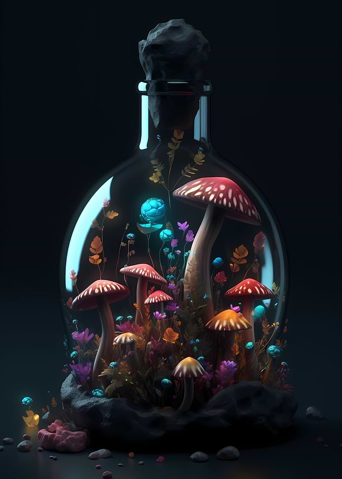 Mushroom Bottle