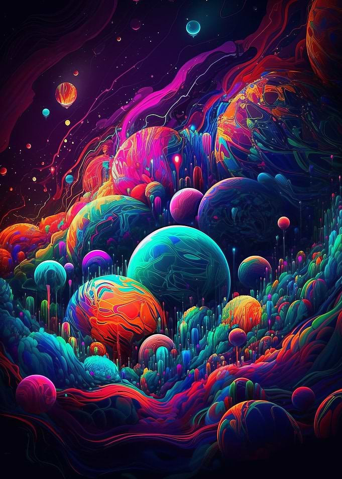 Psychedelic space