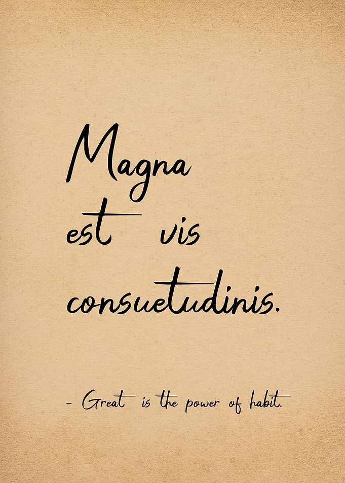 Latin Quote Great Power