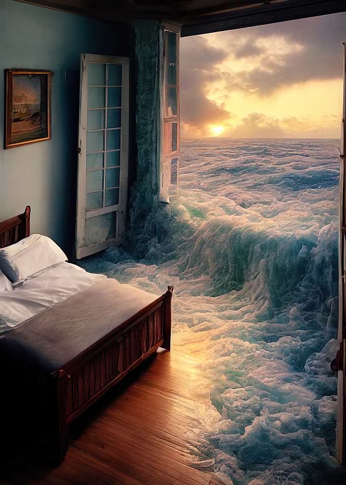 Bedroom in sky
