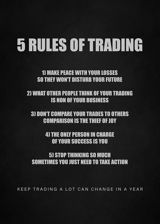 5 rules of trading