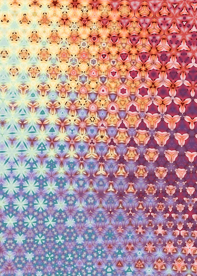 Rainbow morph pattern