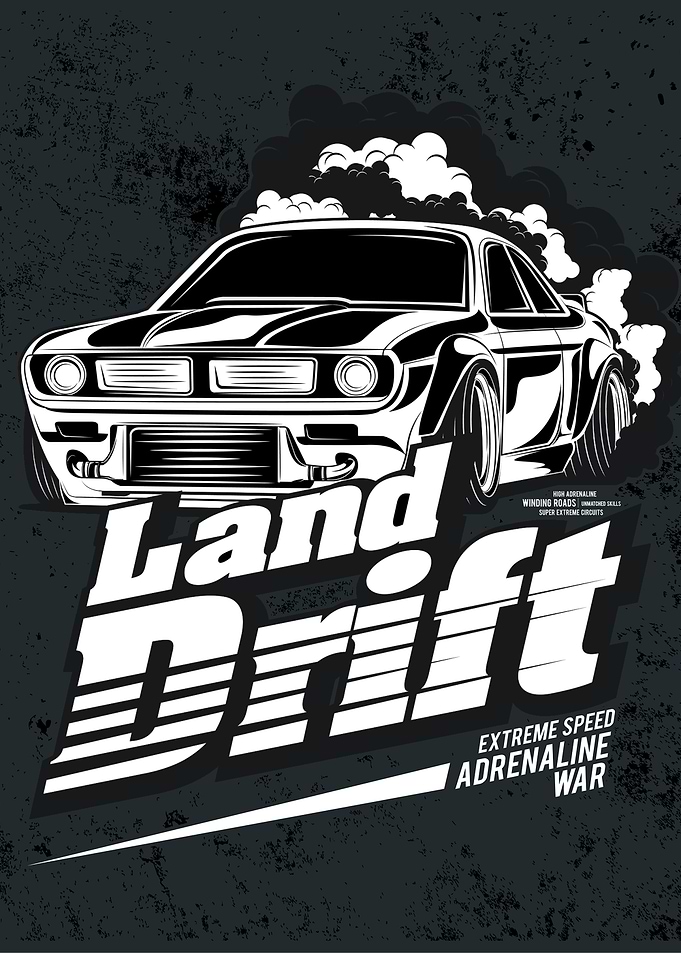drift car art