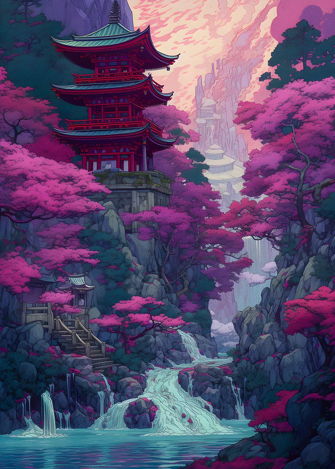 colorful landscape