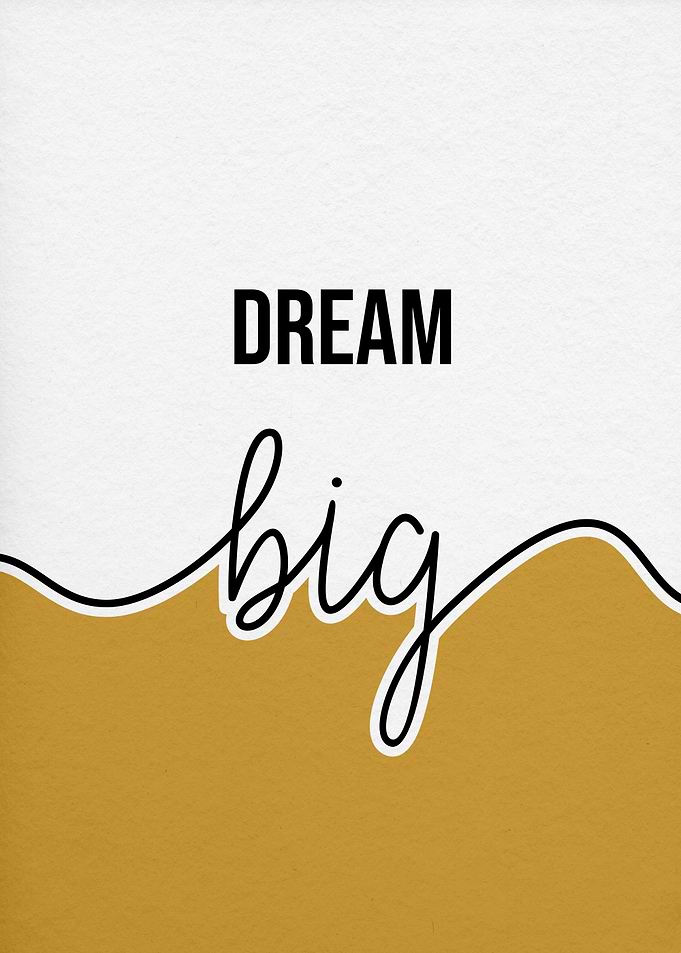 dream big live simple art1