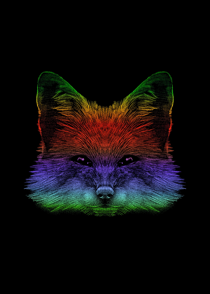 Colorful Fox