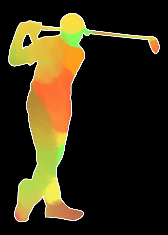 Colorful Player Sportsman
