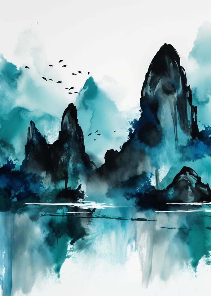 Blue Monochrome Guilin