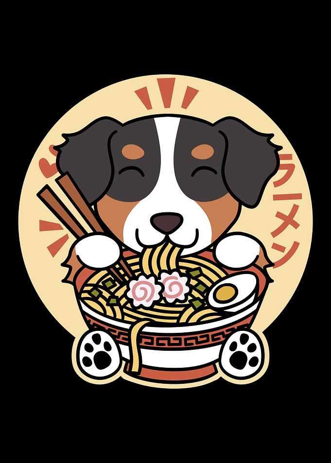 Australian Shepherd Ramen