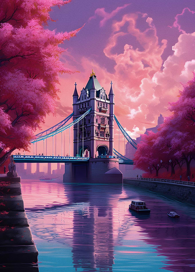 Stamford bridge in spring