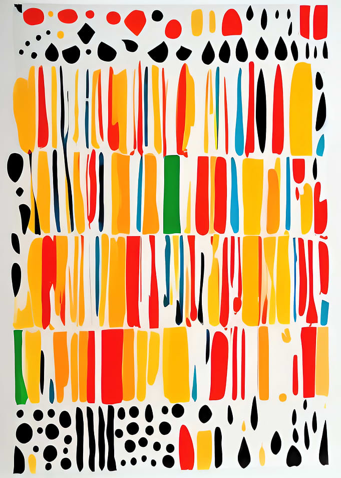 Modernist Abstract Poster