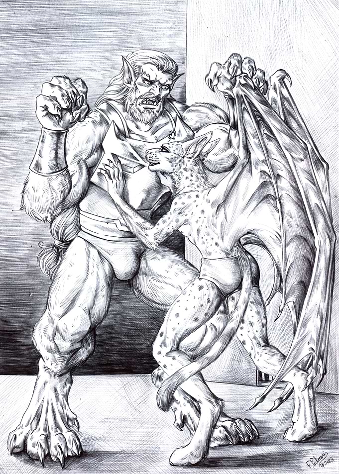 The wolf and the catboy
