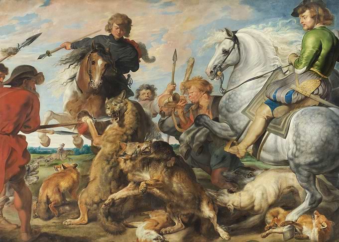 Wolf and Fox Hunt