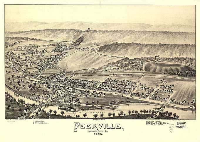 Peckville PA 1892