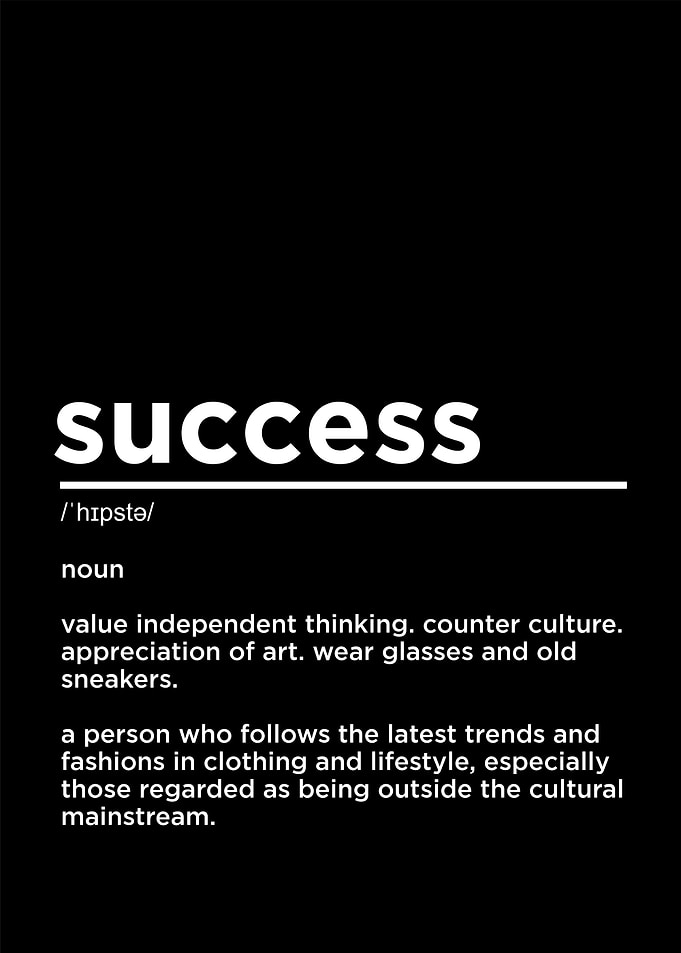 success definition textart