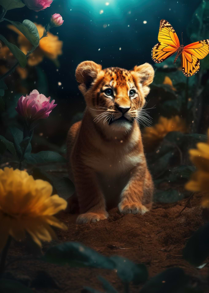 Magical Lion Cub Butterfly