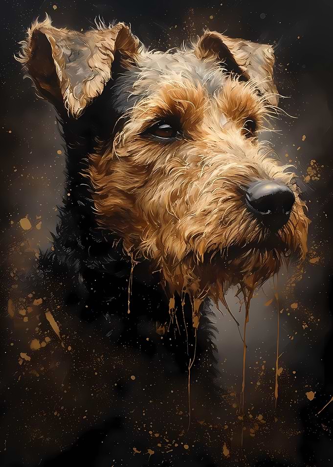 Welsh Terrier Dog Precious