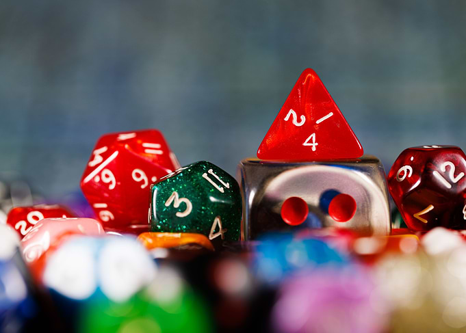 Dice for board game