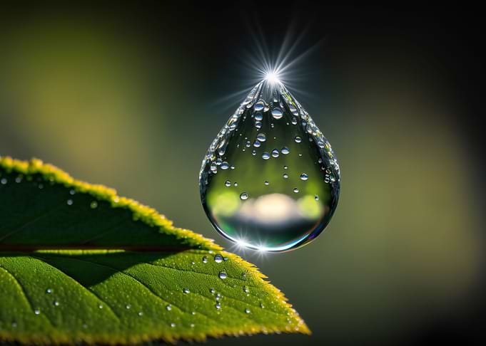 a dew drop