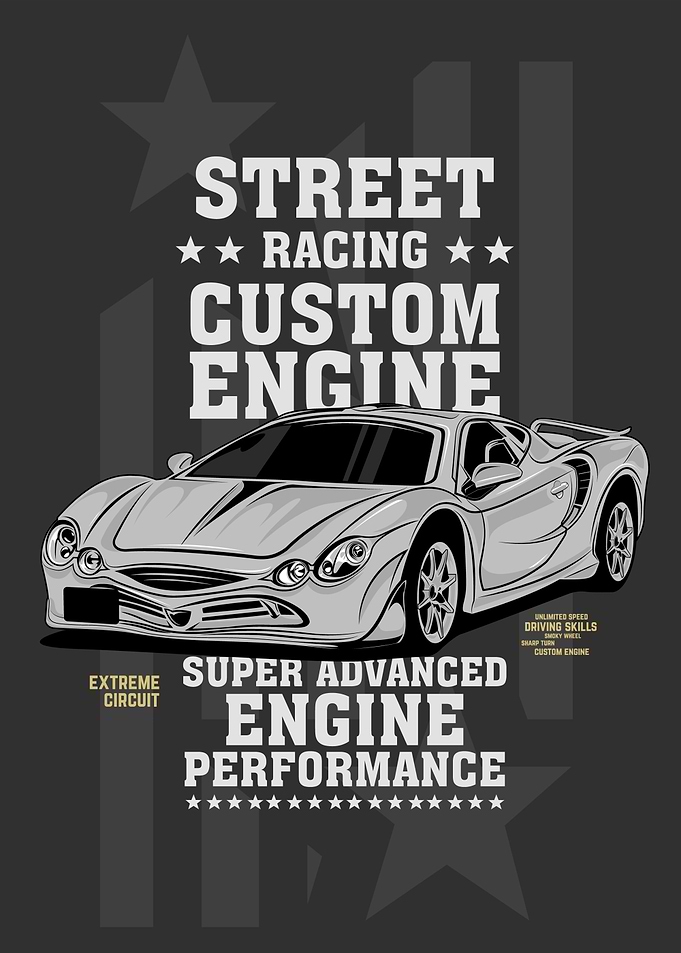 Car sport vintage