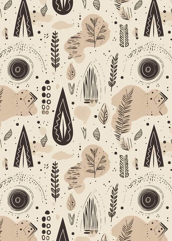 Bohemian Pattern Boho Art