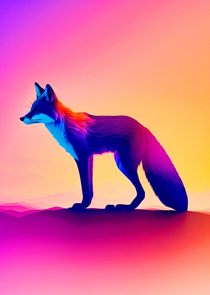Colorful Fox