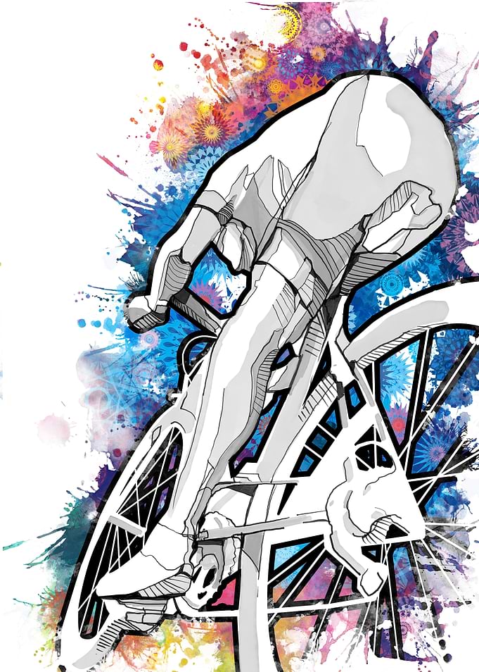 cycling silhouette 18