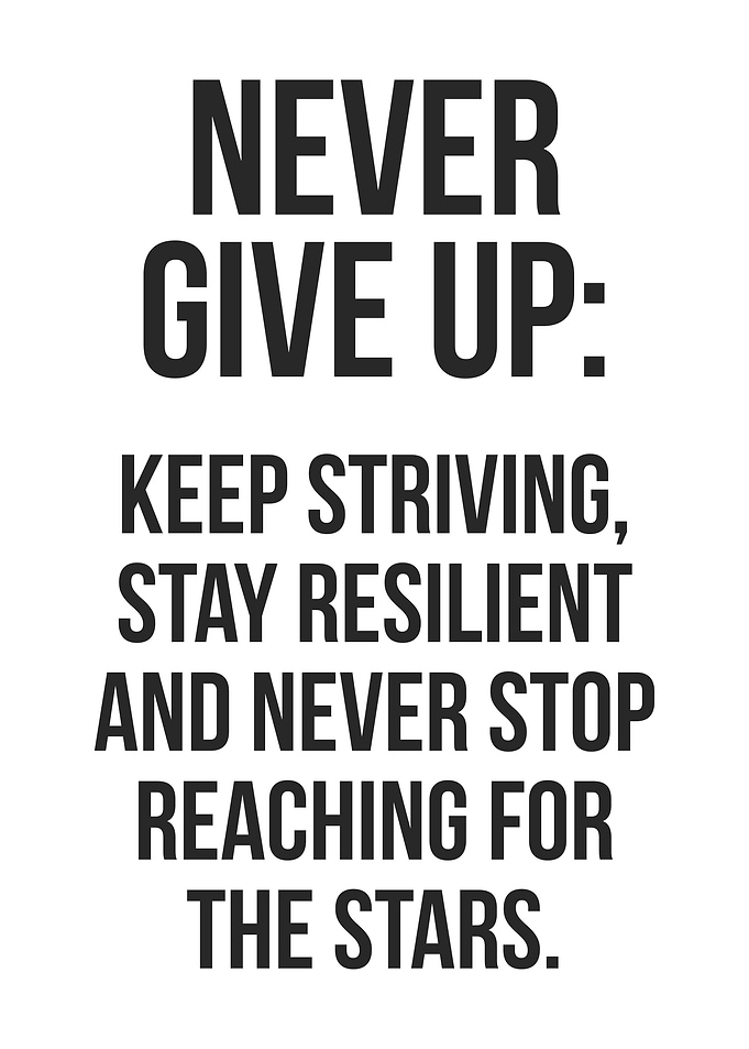 Never Give Up