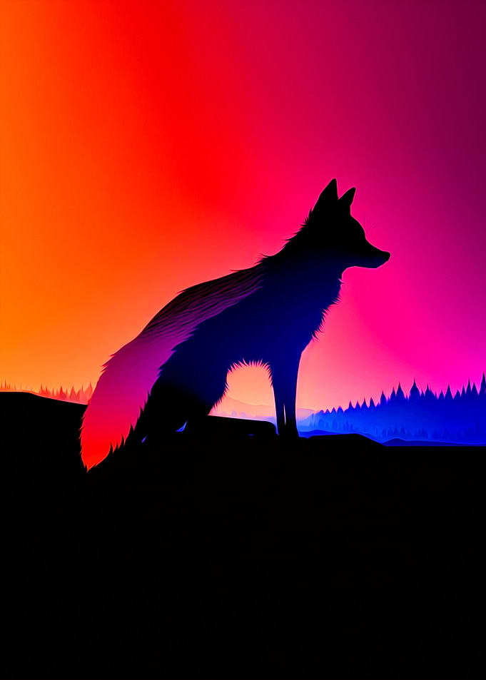 Colorful Fox