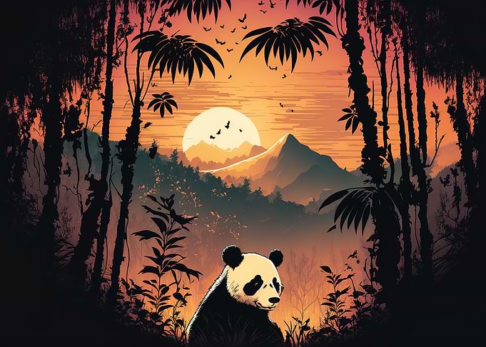 panda bamboo japan