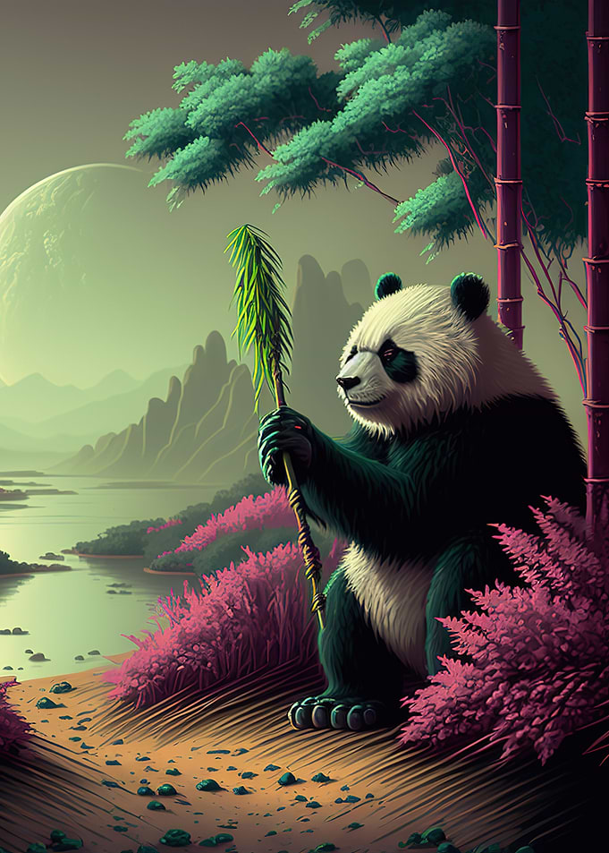 panda bamboo japan