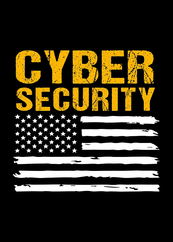 Cybersecurity US Flag