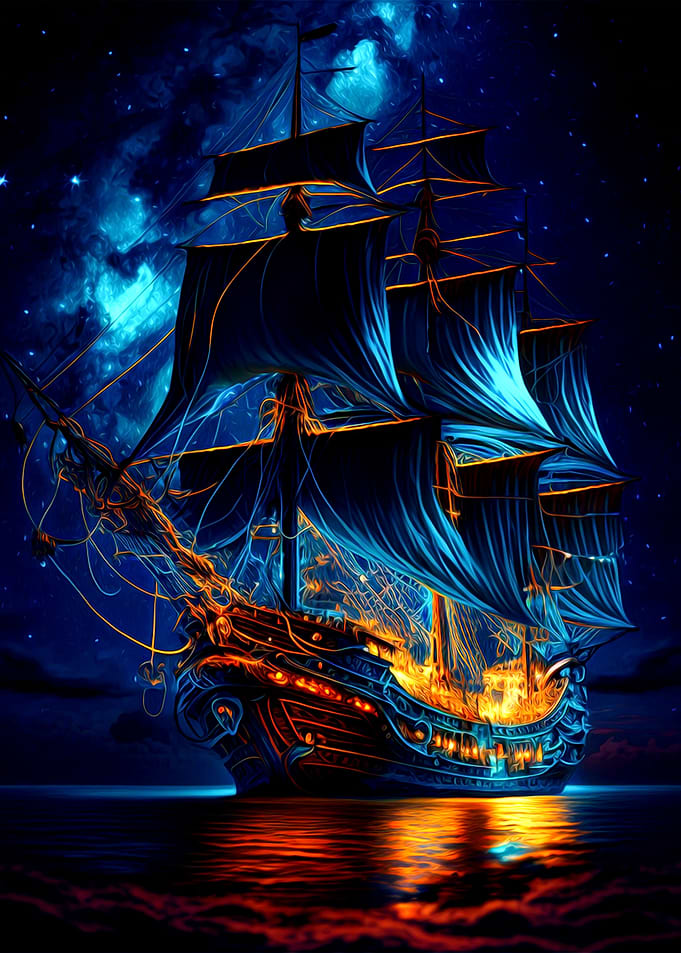 Ship on Ocean