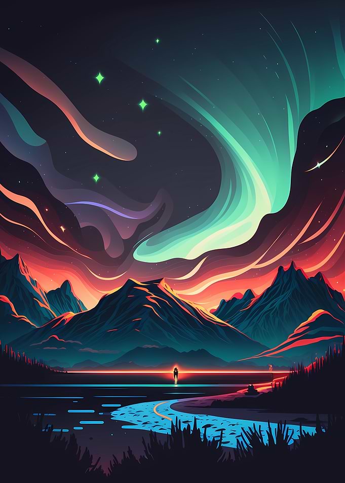 Flat Northen Lights