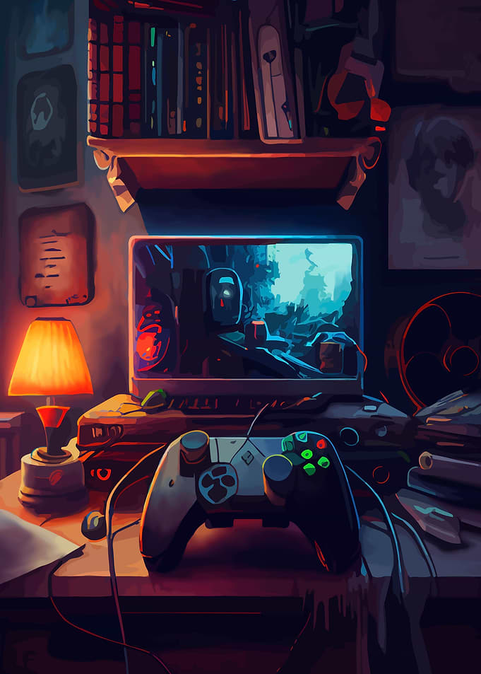 Gaming Room Gamer Game