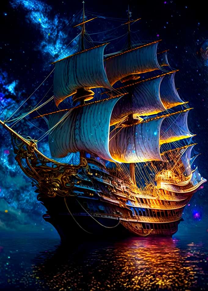 Ship on Ocean