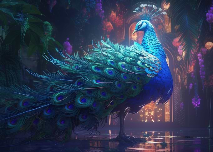 Holographic Peacock