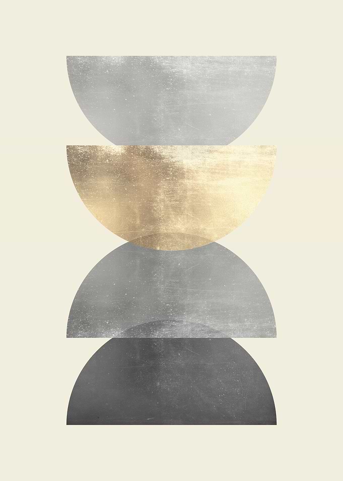 Metal and gold art F