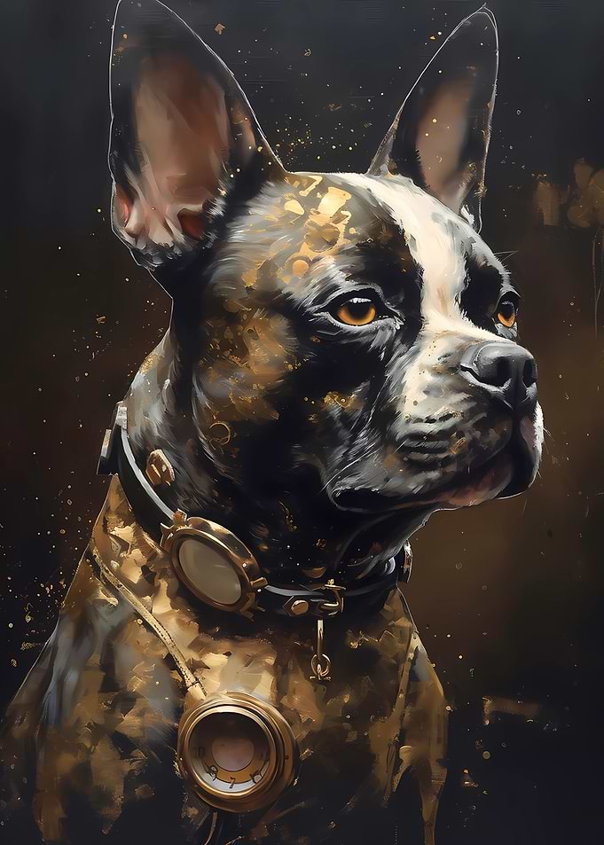 Boston Terrier Dog Hip
