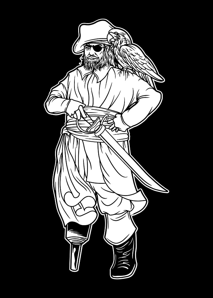 Pirates BnW 01