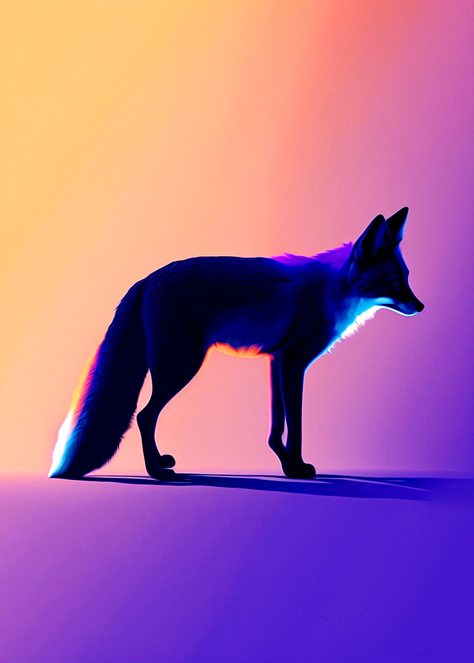 Colorful Fox