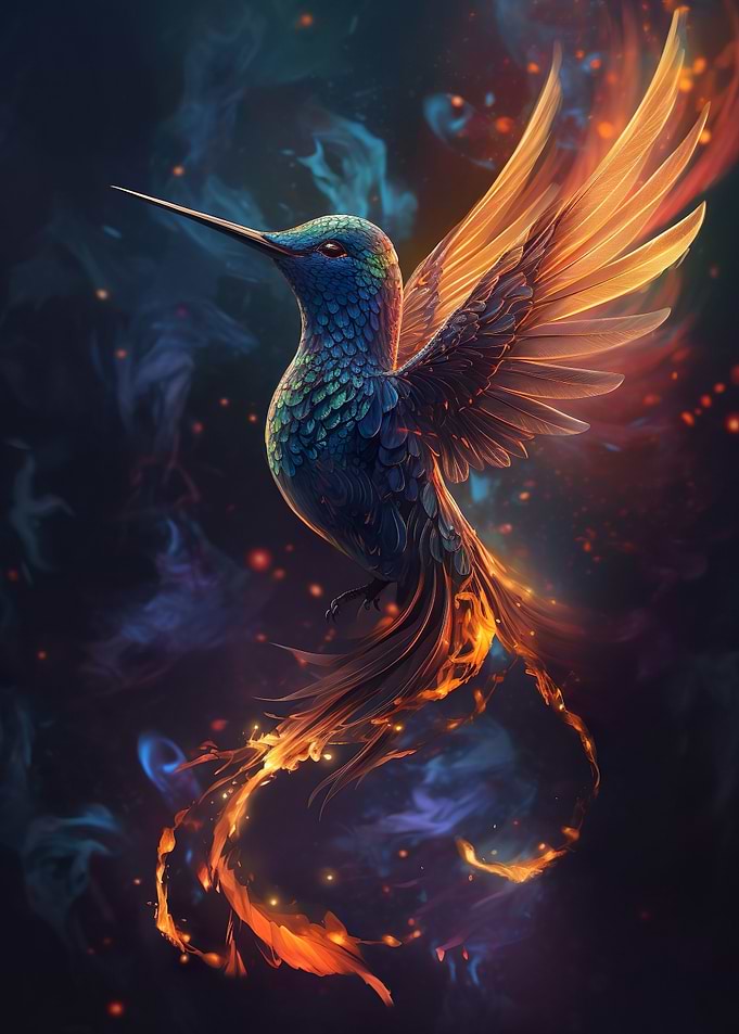 Hummingbird Pheonix Tail
