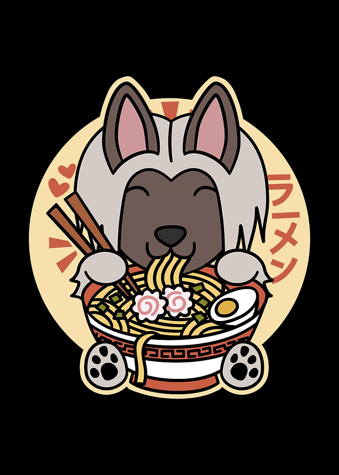 Chinese Crested Ramen
