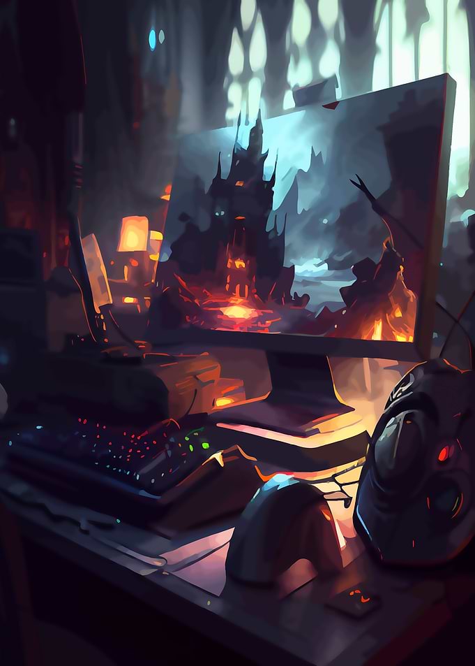 Gaming Room Gamer Game