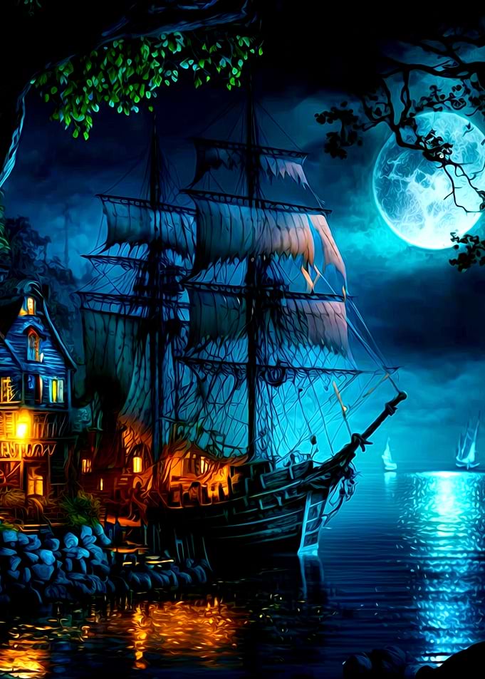 Ship on Ocean