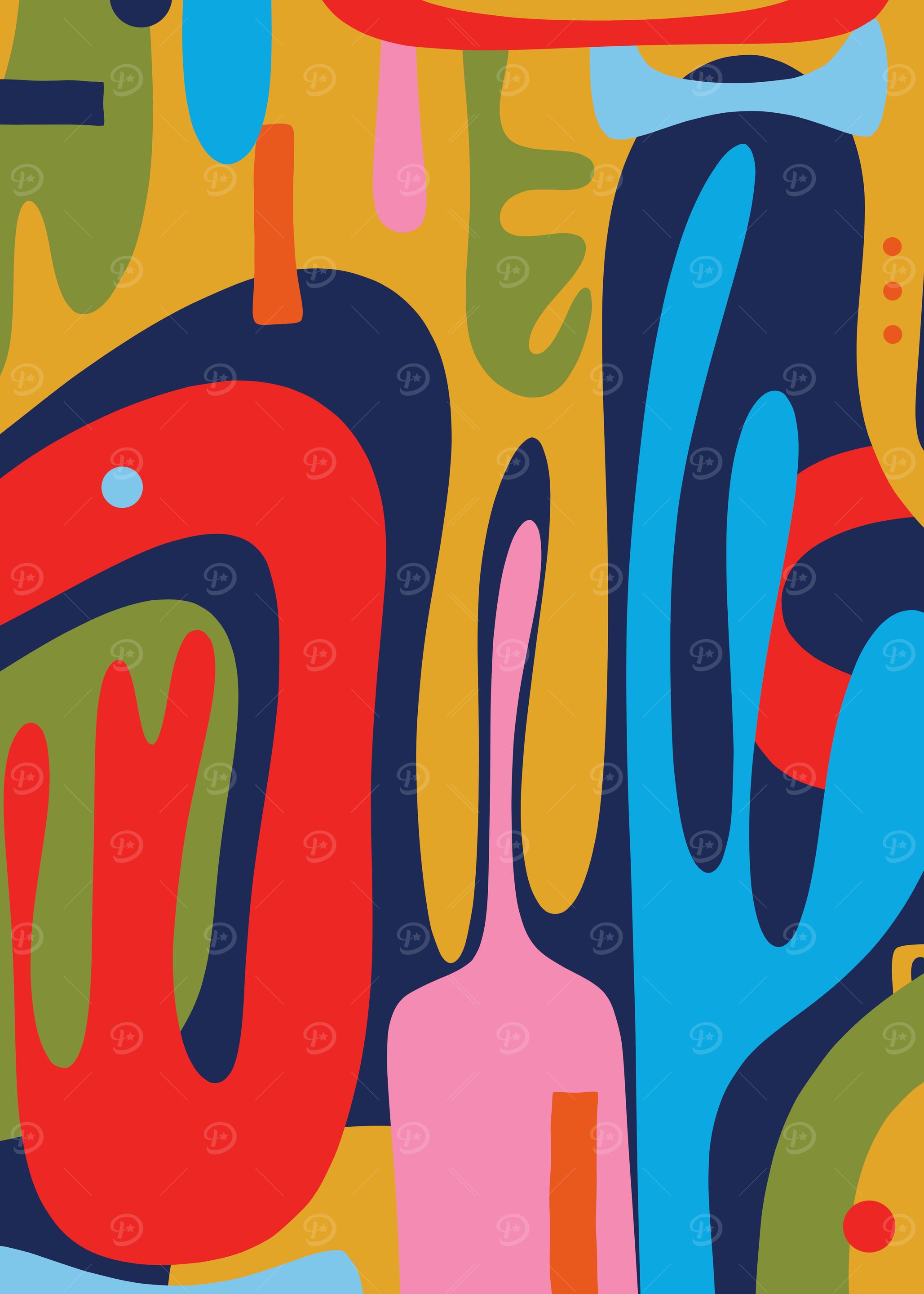Jazz Garden Abstract