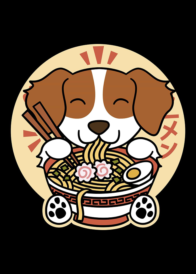 Brittany Spaniel Ramen