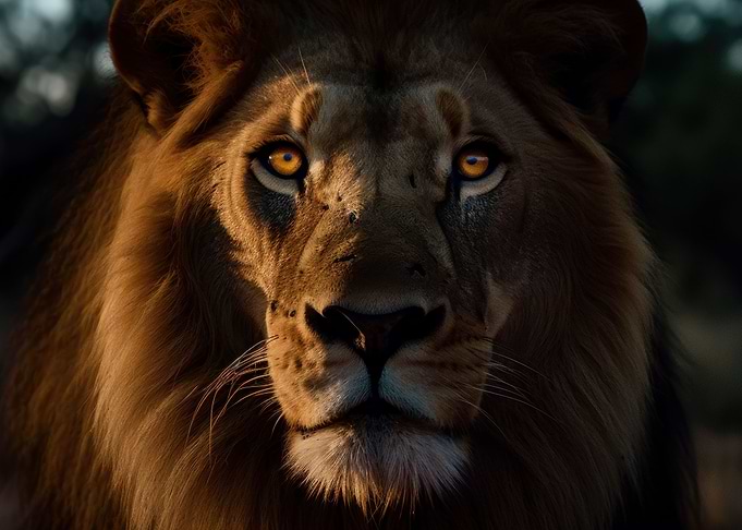 Lion Wildlife Photograph