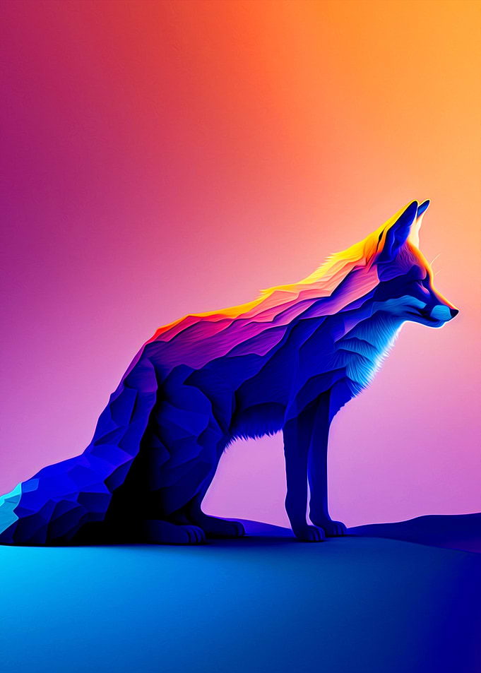 Colorful Fox